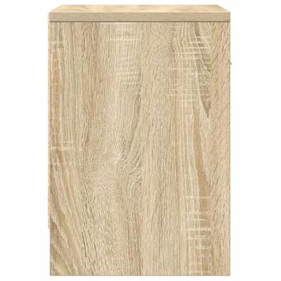 Nachtkastjes 2 st met lade 39x28x41 cm sonoma eikenkleurig