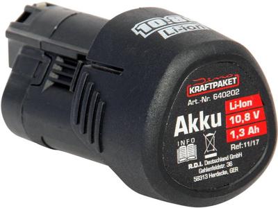 Dino KRAFTPAKET 640202 Gereedschapsaccu 10.8 V 2 Ah Li-ion Dino KRAFTPAKET 640202 Gereedschapsaccu 10.8 V 2 Ah Li-ion