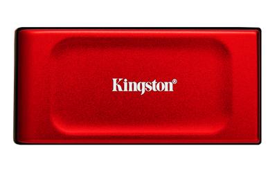 Kingston XS1000 1 TB Externe SSD harde schijf USB-C Rood SXS1000R/1000G - thumbnail