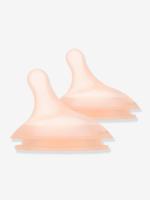 Set van 2 spenen voor gemengde borstvoeding voor flesjes Zer0.Zer0 SUAVINEX doorzichtig - thumbnail