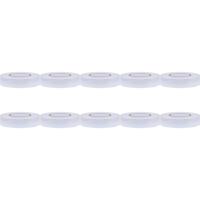 Yurga Isolatietape Wit 20mm x 18m - 10 Stuks - thumbnail