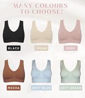 Magic Bamboe Bustier - Comfort BH - Comfort Bra - Zachte bamboe bh Top brede bandjes - thumbnail