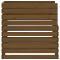 VidaXL Compostbak 80x80x78 cm massief grenenhout honingbruin - thumbnail