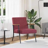Fauteuil Wijnrood 59 x 75 x 78 cm Stof - thumbnail