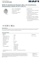 RAFI 1.20.122.042/0000 Schakelelement 2x NO Continu 250 V 1 stuk(s) - thumbnail