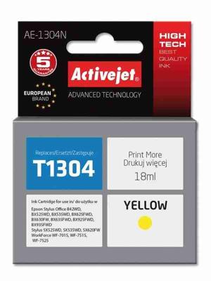 Activejet AE-1304N inkt (vervangt Epson T1304; Supreme; 18 ml; geel)