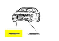 SIERLIJST MOTORKAP Chroom LINKS 0657415 - thumbnail