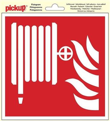 Sticker Brandslang - 200x200 mm. Sticker Brandslang - 200x200 mm.