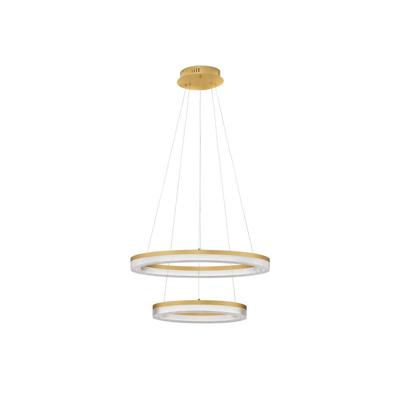 Lyora Gouden hanglampLuana 2-lichts - 9130638