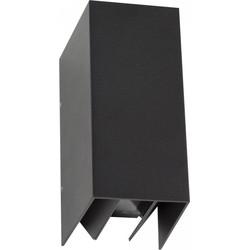 Channel Up en Down Muurlamp Zwart