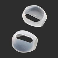 1 paar draadloze Bluetooth oortelefoon silicone ear caps Earpads voor Apple AirPods (transparant) - thumbnail