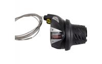 Shimano Tourney sl-rs36 draaiversteller rechts 6 speed zwart/zilver - thumbnail