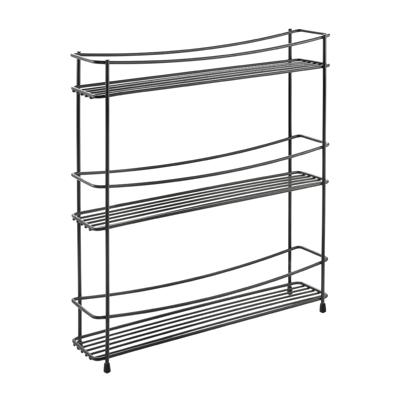 Metaltex kumino kruidenrek 3 etages mat zwart/metaal