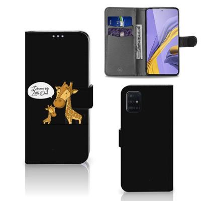 Samsung Galaxy A51 Leuk Hoesje Giraffe Samsung Galaxy A51 Leuk Hoesje Giraffe