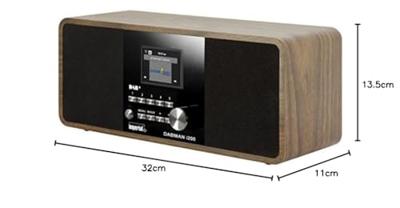 Imperial DABMAN i200 Internetradio DAB+, VHF (FM), Internet AUX, USB, DLNA, LAN, Internetradio Hout