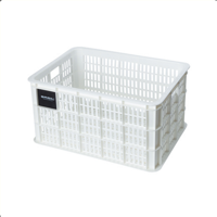 Basil fietskrat l - groot - 40 liter - wit - thumbnail