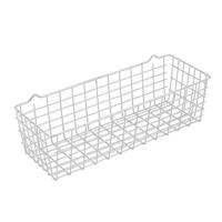 Metaltex pandino mandje 33x12x9 cm wit - thumbnail
