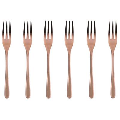 Sambonet gebaksvorkjes Taste koper set van 6