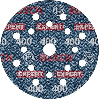 Bosch Accessoires EXPERT Schuurschijf O780 met film onderlaag, 125 mm, G400, 50x - 2608902415 Bosch Accessoires EXPERT Schuurschijf O780 met film onderlaag, 125 mm, G400, 50x - 2608902415