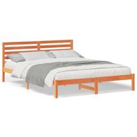 Bedframe Wasbruin 160 x 220 cm Massief grenenhout - thumbnail