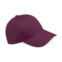 Beechfield CB15 Ultimate 5 Panel Cap - Burgundy - One Size - thumbnail