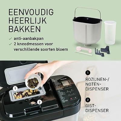 Panasonic SD-YR2550SXE Broodbakmachine Zwart - thumbnail