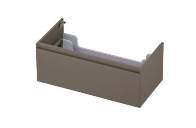 Onderkast INK 1 lade greeploos gelakt 45gr 90 cm x 45 cm x 35 cm Mat taupe 1240125
