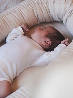 Filibabba - Premium kapok baby nest, Nature white (FI-K009)