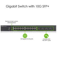 Zyxel 24-Port Gigabit Ethernet Smart Managed Switch met 4 10G SFP+ Slots en Hybrid Cloud mode [XGS1930-28] - thumbnail