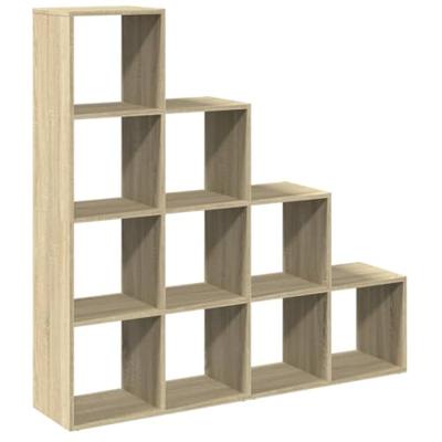 Kamerscherm / boekenkast 131,5x29x131,5 cm hout sonoma eiken