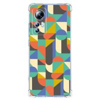 Xiaomi 12 Lite Doorzichtige Silicone Hoesje Funky Retro - thumbnail