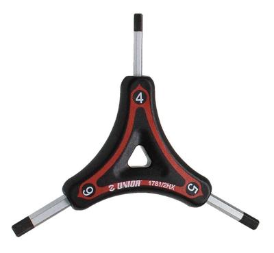 Unior y-sleutel inbus 2/2,5/3 mm