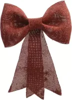 Strik plc hang l7b31h40 cm rood kerstversiering Decoris - Decoris - thumbnail