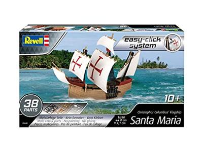 Revell 1/350 Christopher Columbus Flagship Santa Maria - Easy-Click Revell 1/350 Christopher Columbus Flagship Santa Maria - Easy-Click