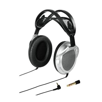 Koss UR40 stereo on-ear lichte hoofdtelefoon draagbaar opvouwbaar compatibel met iPhone, iPad en iPod, Android smartphones, tablets en MP3-spelers - zilver