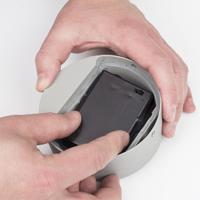 Ranex ra-1004236 led wandlamp voor buiten met sensor 0.5 w 60 lm grijs - thumbnail