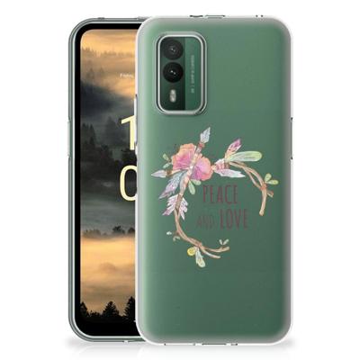 Nokia XR21 Telefoonhoesje met Naam Boho Text Nokia XR21 Telefoonhoesje met Naam Boho Text