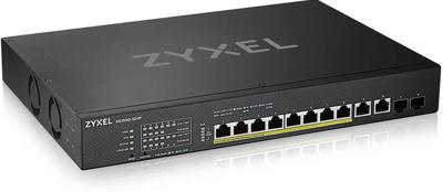 8-port Multi-Gigabit Smart Managed PoE 375Watt 802.3bt Switch - 2x10GbE - 2 SFP+ Uplink - hybrid mode - standalone or NebulaFlex 8-port Multi-Gigabit Smart Managed PoE 375Watt 802.3bt Switch - 2x10GbE - 2 SFP+ Uplink - hybrid mode - standalone or NebulaFlex