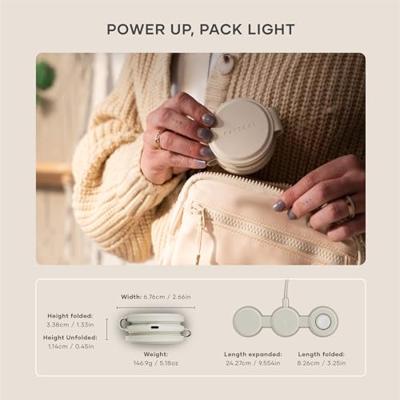 Satechi OntheGo 3-in-1 wireless oplader (15W) - Sand
