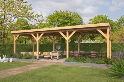 Red Class Zoutelande 900x330 cm basis incl. Schroefpakket - Bouwpakket- Plat dak- - Tuindeco