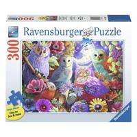 Ravensburger puzzel 300 stukjes schitterende nachtuilen - thumbnail