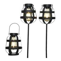 Solar Light (Ø14, H80cm) Zwart - 3 st. - thumbnail