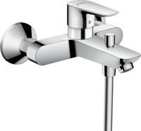 Hansgrohe Talis E badkraan met omstel en koppelingen chroom 71740000 - thumbnail