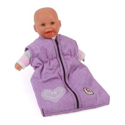 Poppen Slaapzak - Melange Lila Poppen Slaapzak - Melange Lila