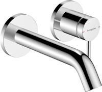 Hansgrohe Tecturis S ééngreeps wastafelkraan inbouw voor wandmontage, met uitloop 16,5 cm, chroom - thumbnail