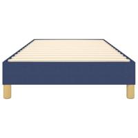 Bedframe zonder matras 90x200 cm stof blauw - thumbnail