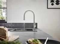 Hansgrohe Talis M54 ééngreeps keukenmengkraan 210 met uitttrekbare vuistdouche, 2 straalsoorten, rvs look - thumbnail