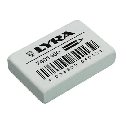 Gum lyra india rubber 40 stuks wit