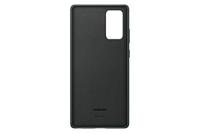 Leather Cover EF-VN980 - Achterzijde behuizing voor mobiele telefoon - leer - groen - voor Galaxy Note20, Note20 5G - thumbnail