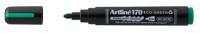 Permanent marker artline 170 eco rond m groen | 12 stuks - thumbnail